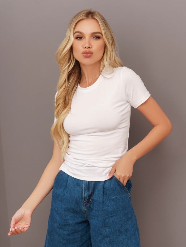 Футболки ISSA PLUS 13421  3XL білий