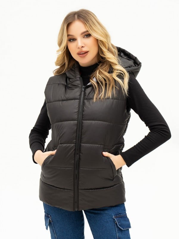 Жилетки ISSA PLUS SA-442  XXL чорний