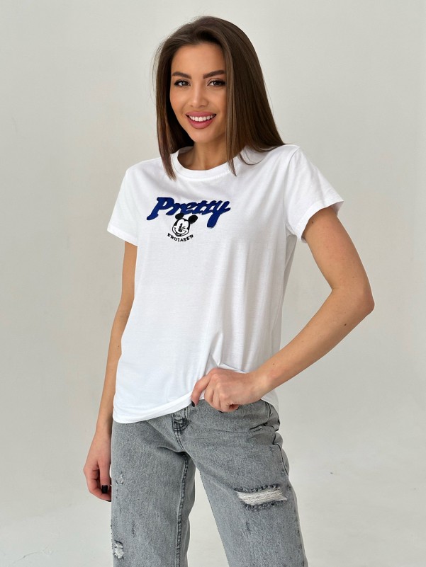 Футболки ISSA PLUS WN20-449  S білий