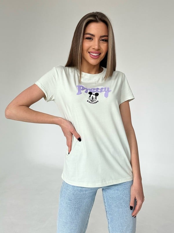 Футболки ISSA PLUS WN20-449  S м'ятний