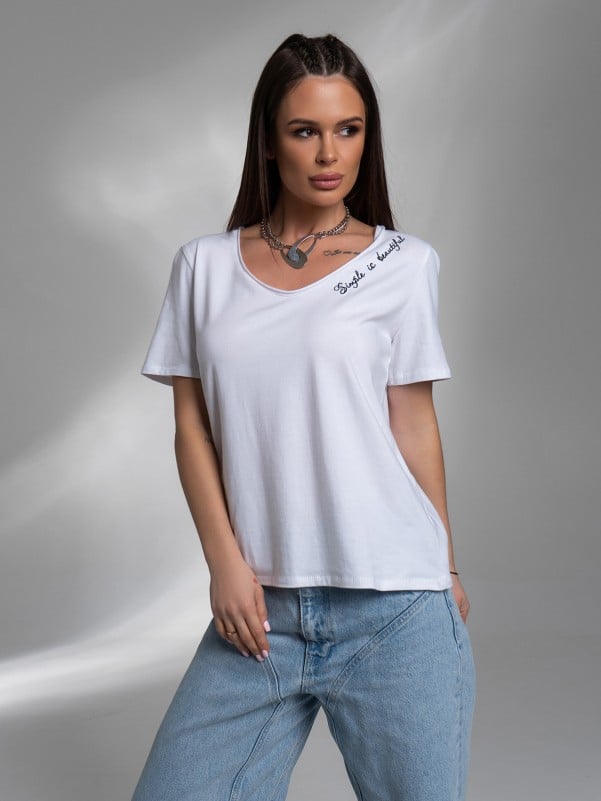 Футболки ISSA PLUS 14582  3XL білий