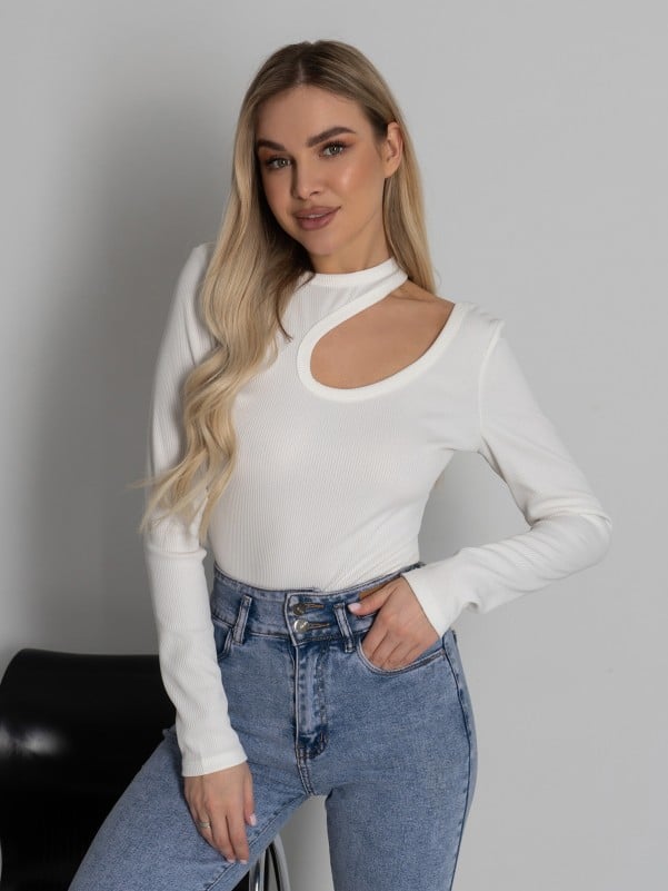Боді ISSA PLUS 14563  XL молочний
