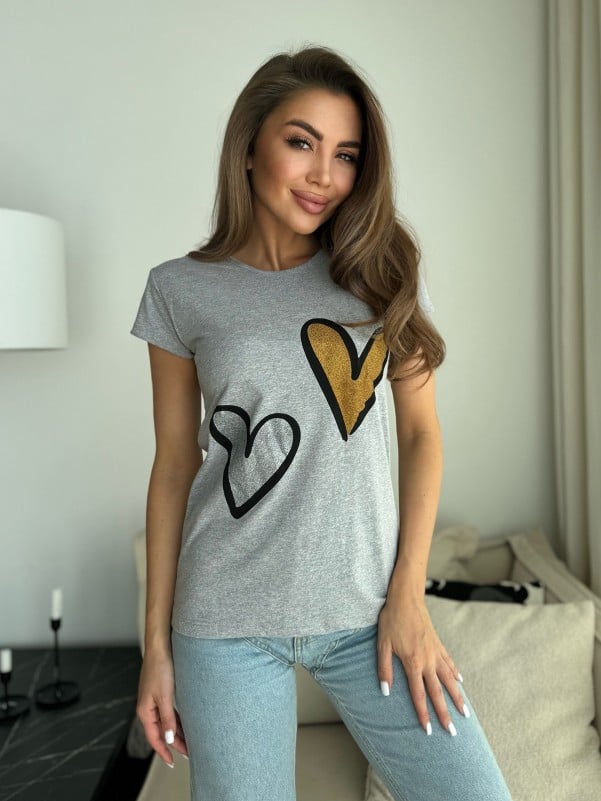 Футболки ISSA PLUS WN20-628  S сірий
