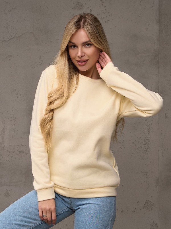 Жіночі толстовки ISSA PLUS 14892  XXL бежевий
