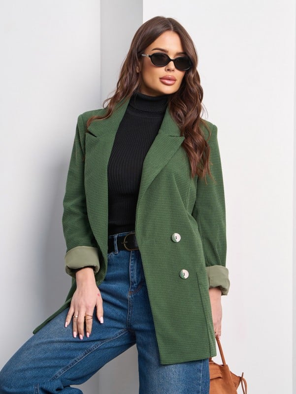 Піджаки ISSA PLUS 15019  XXL хакі