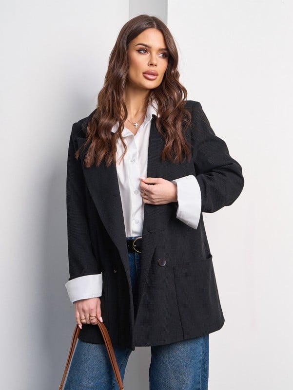 Піджаки ISSA PLUS 15019  XXL чорний