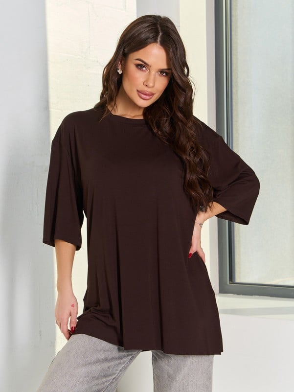 Футболки ISSA PLUS 14495  XXL коричневий