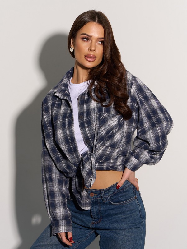 Жіночі сорочки ISSA PLUS 15083  XXL мультиколор