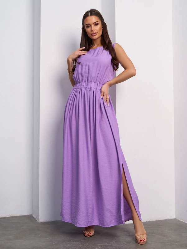 Жіночі сукні ISSA PLUS 14063A  XXL бузковий