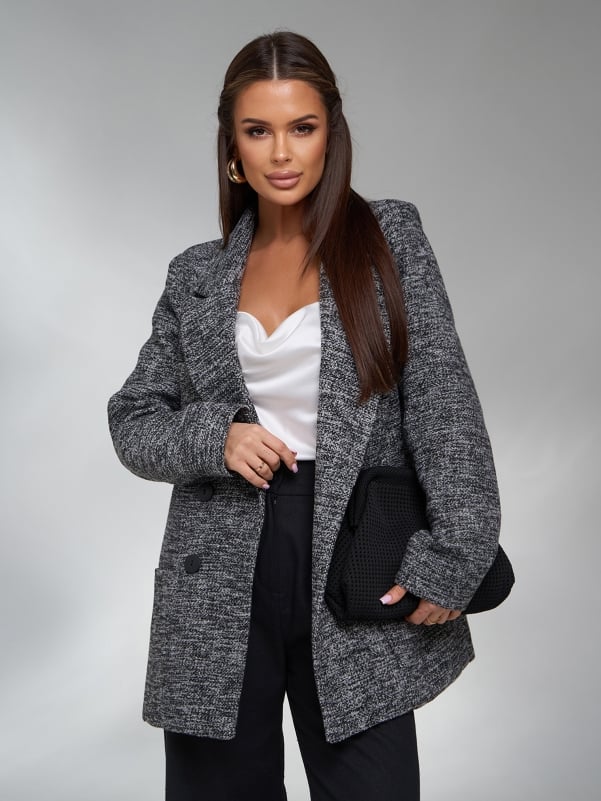 Піджаки ISSA PLUS 15107A  XXL сірий