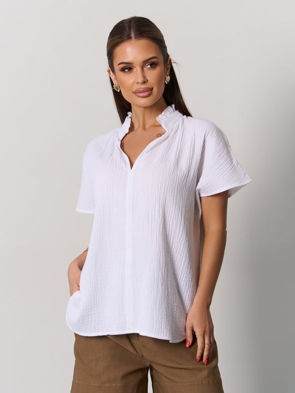 Блузи ISSA PLUS 15161  L білий