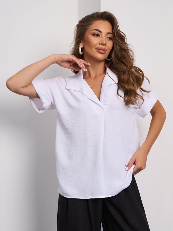 Блузи ISSA PLUS 15278  XL білий