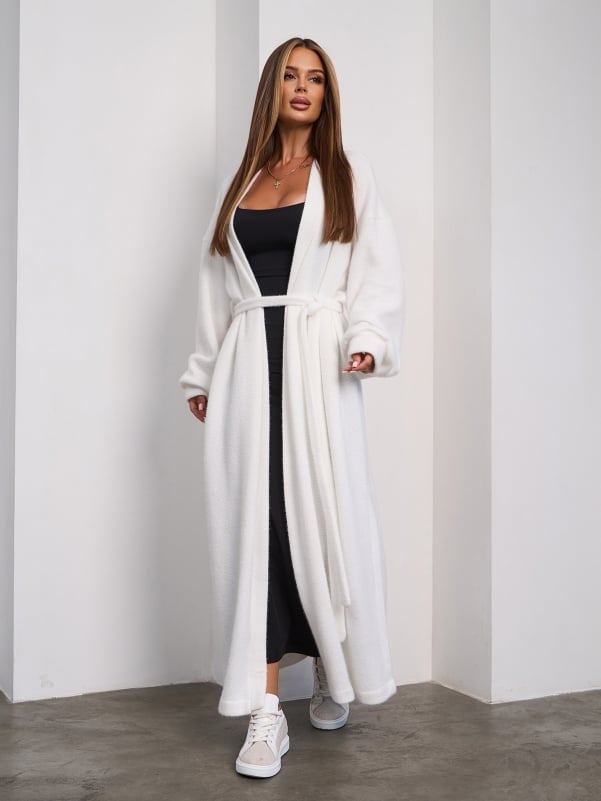 Кардигани ISSA PLUS 15294  XL білий