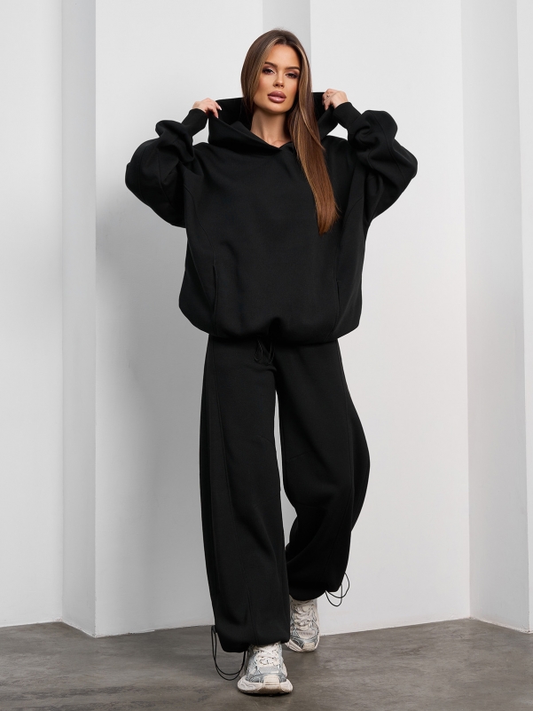 Жіночі спортивні костюми ISSA PLUS 15374  XXL чорний