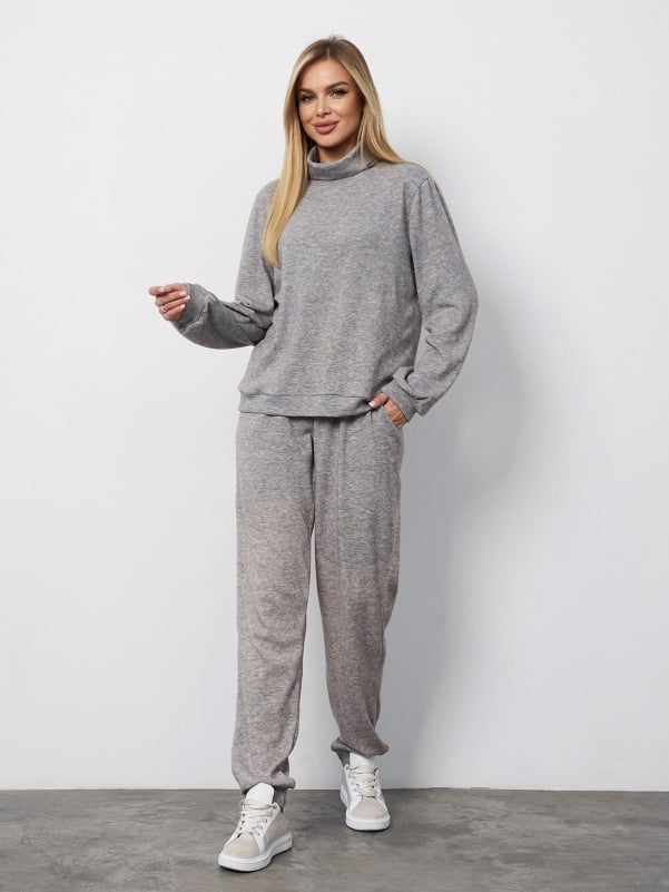 Жіночі костюми ISSA PLUS 15401A  XL сірий