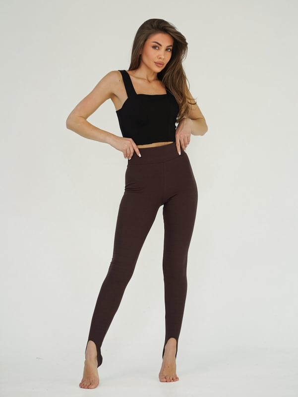 Легінси ISSA PLUS 5544A  XXL темно-коричневий