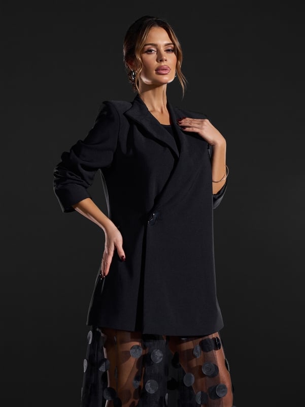 Піджаки ISSA PLUS 15420  XXL чорний
