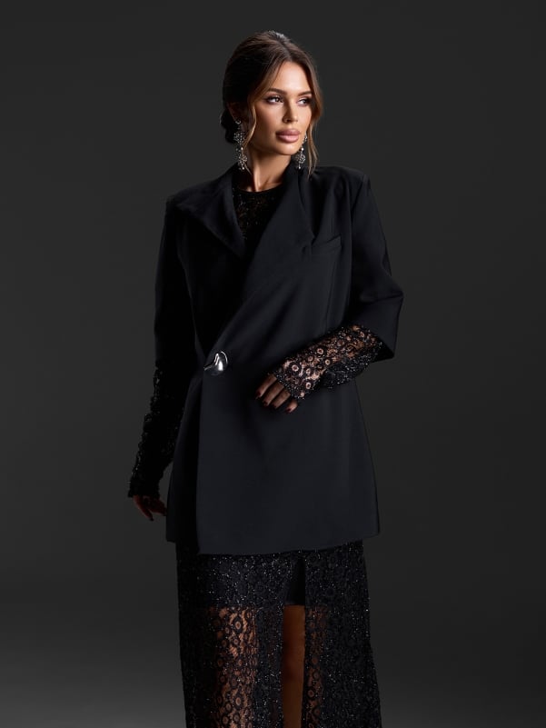 Піджаки ISSA PLUS 15427  XXL чорний