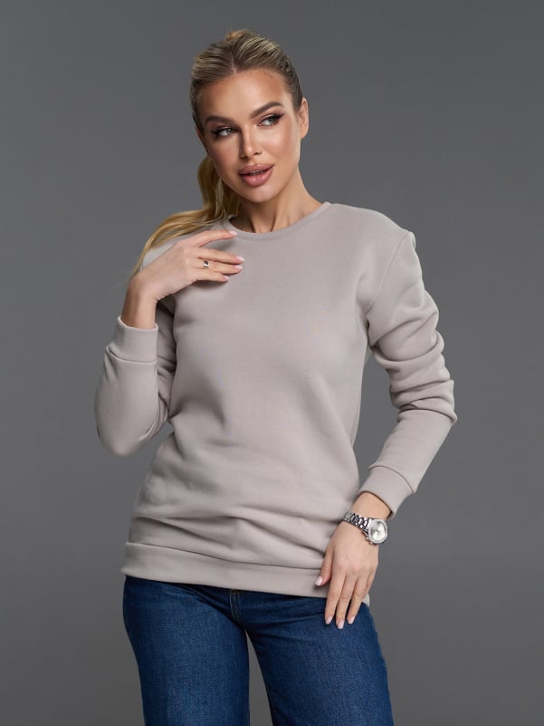 Жіночі толстовки ISSA PLUS 14892A  XXL сірий