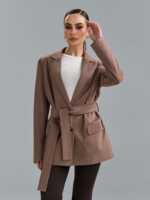 Піджаки ISSA PLUS SA-695  XL темно-бежевий
