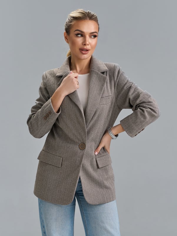 Піджаки ISSA PLUS 15514  XXL сірий