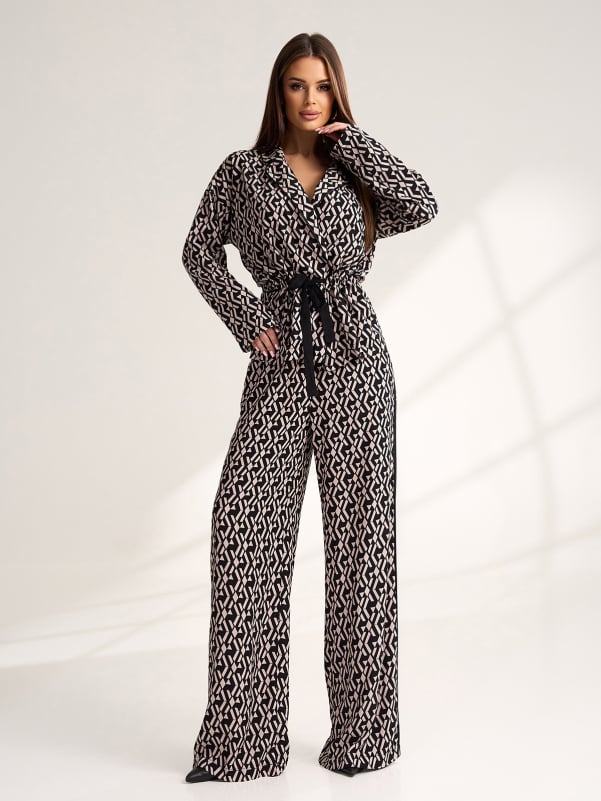 Жіночі костюми ISSA PLUS 15548B  XXL мультиколор