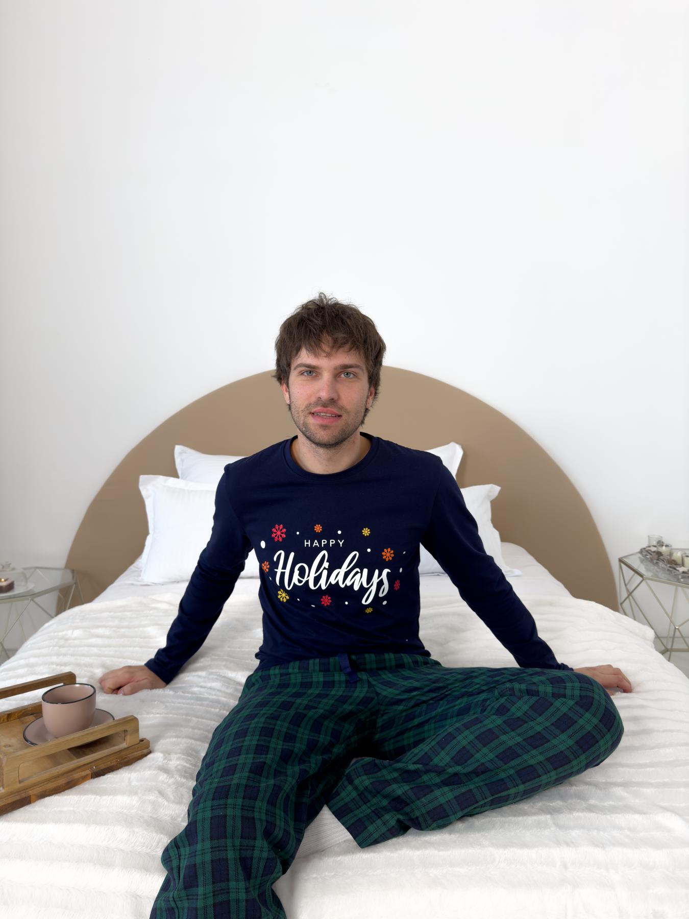 Чоловіча новорічна піжама