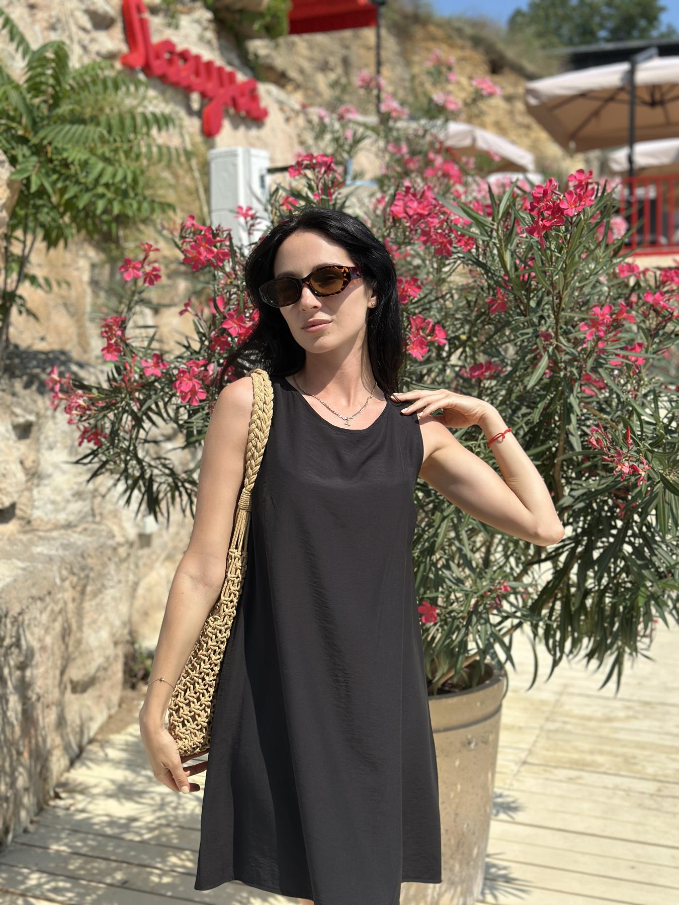 Жіноча коротка сукня LUMIA, чорна 1