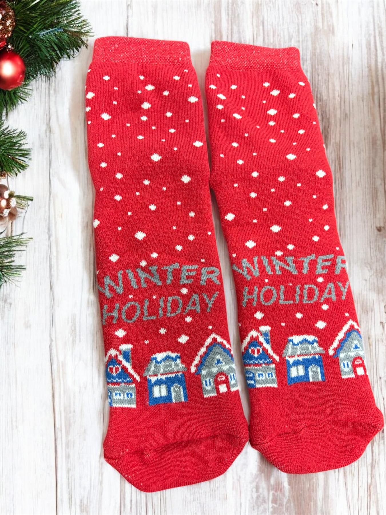 Шкарпетки теплі махрові Winter Holiday 1