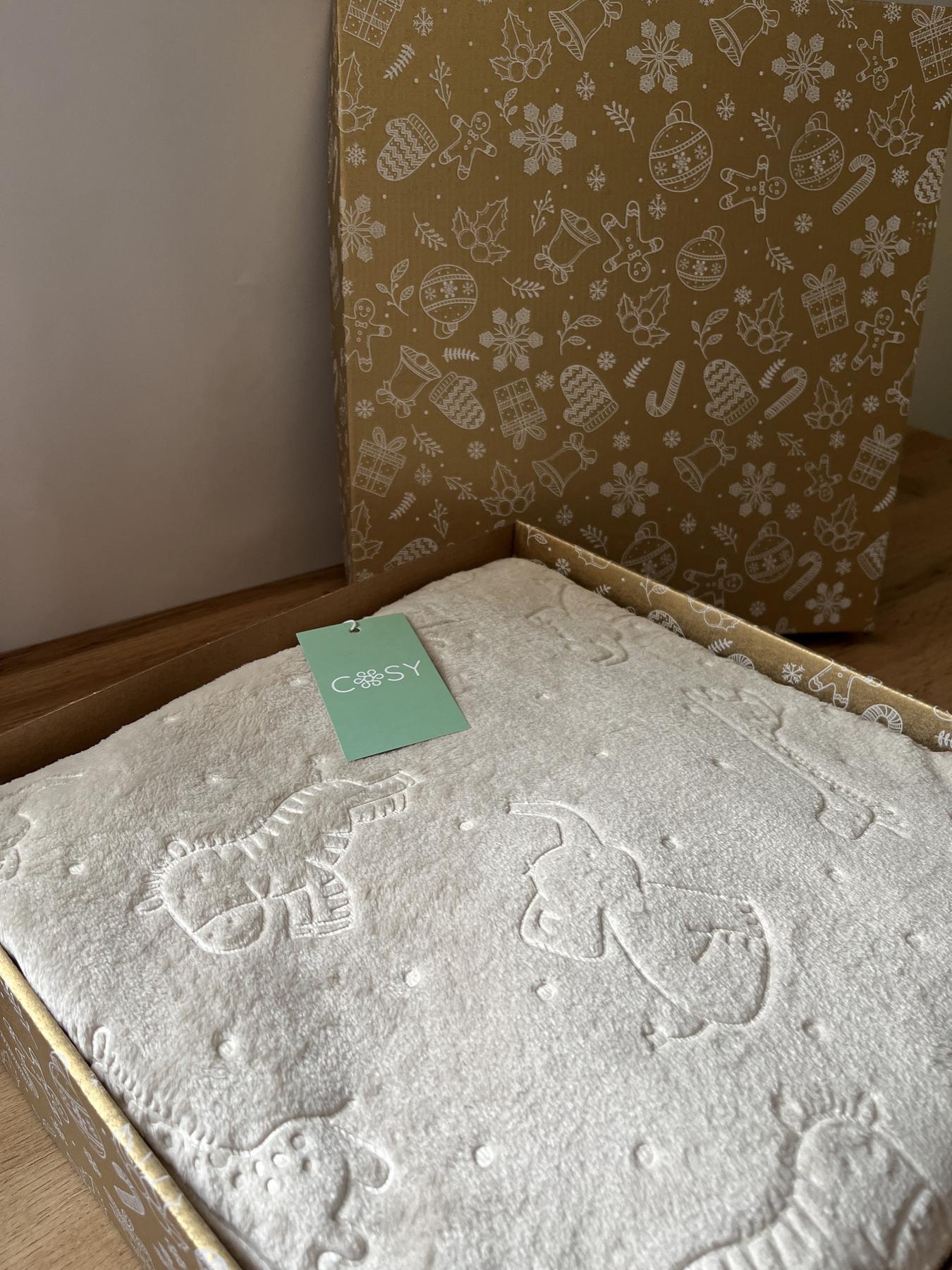 Коробка велика різдвяний малюнок